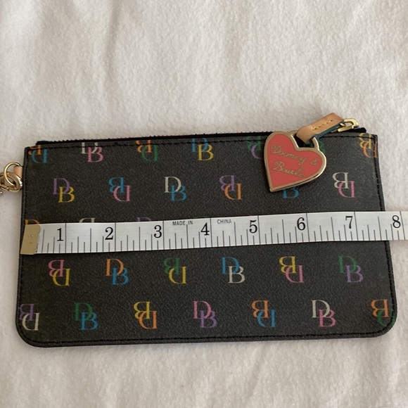 Vintage Monogrammed Dooney & Bourke Wristlet - Picture 7 of 8
